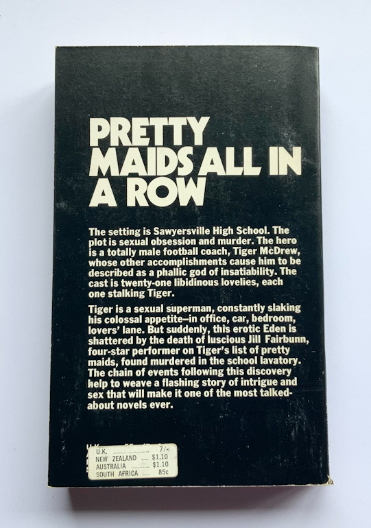 Pretty Maids All In A Row pulp fiction book Francis Pollini